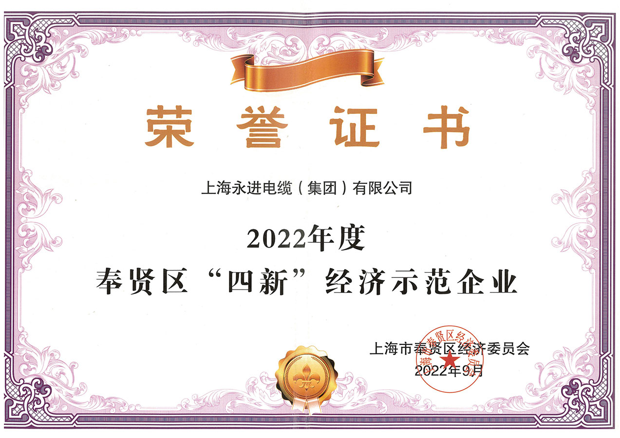 奉賢區“四新”經濟示范企業